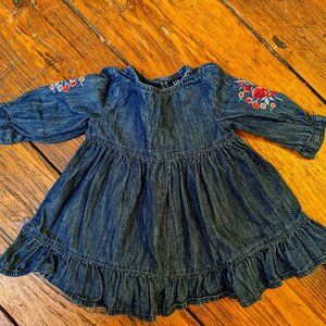 GAP Demin Embroidered dress